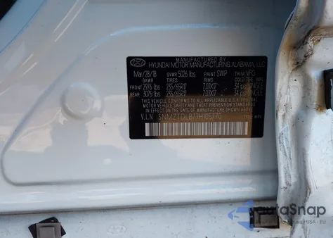 2018 Hyundai Santa Fe Sport 2.4L z USA, uszkodzony, nr VIN 5NMZTDLB7JH105770